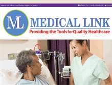 Tablet Screenshot of medicallinkltd.com